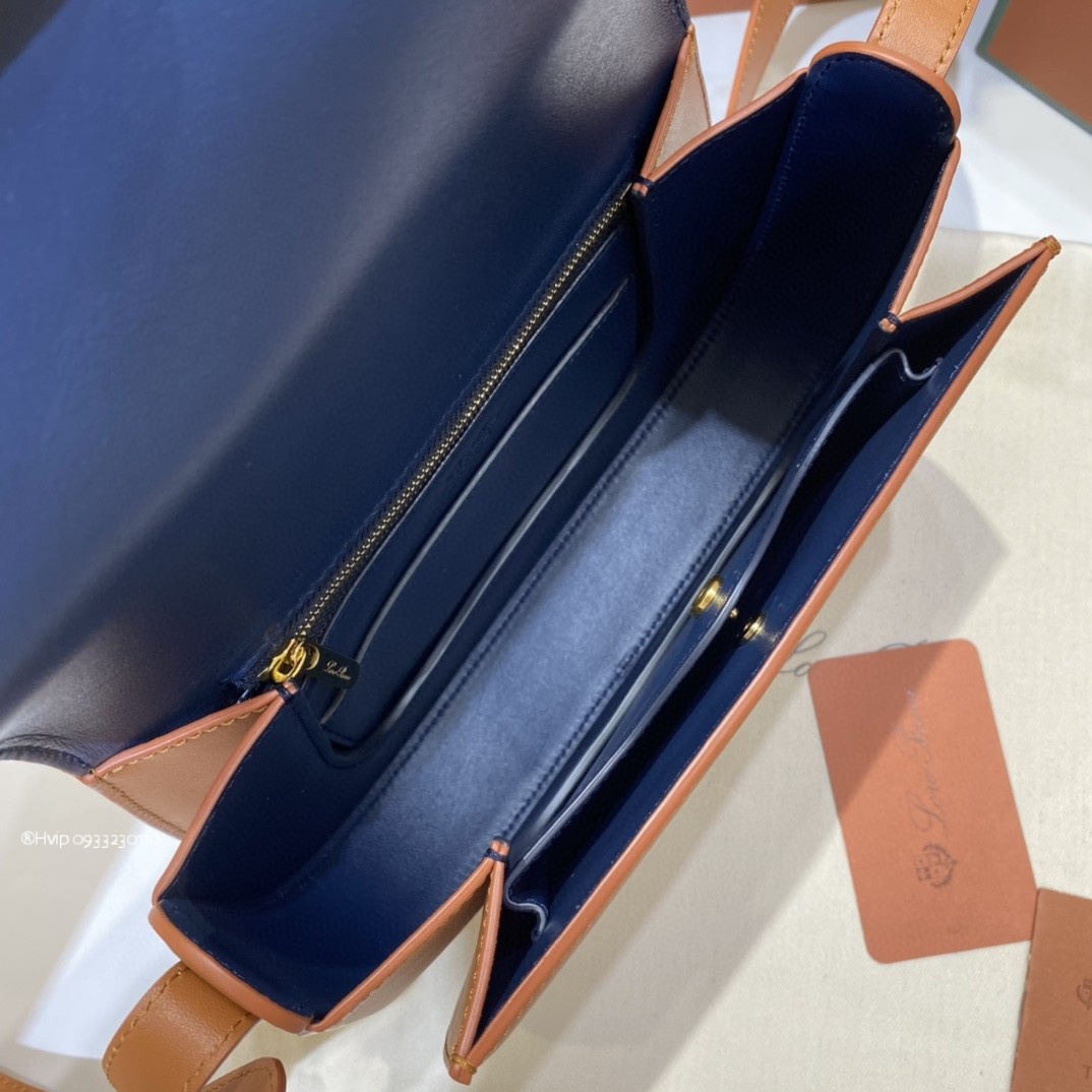 Delvaux small Ghiera bag Smooth Calfskin FAO1146 Koi Fish/blue Navy (B4AY