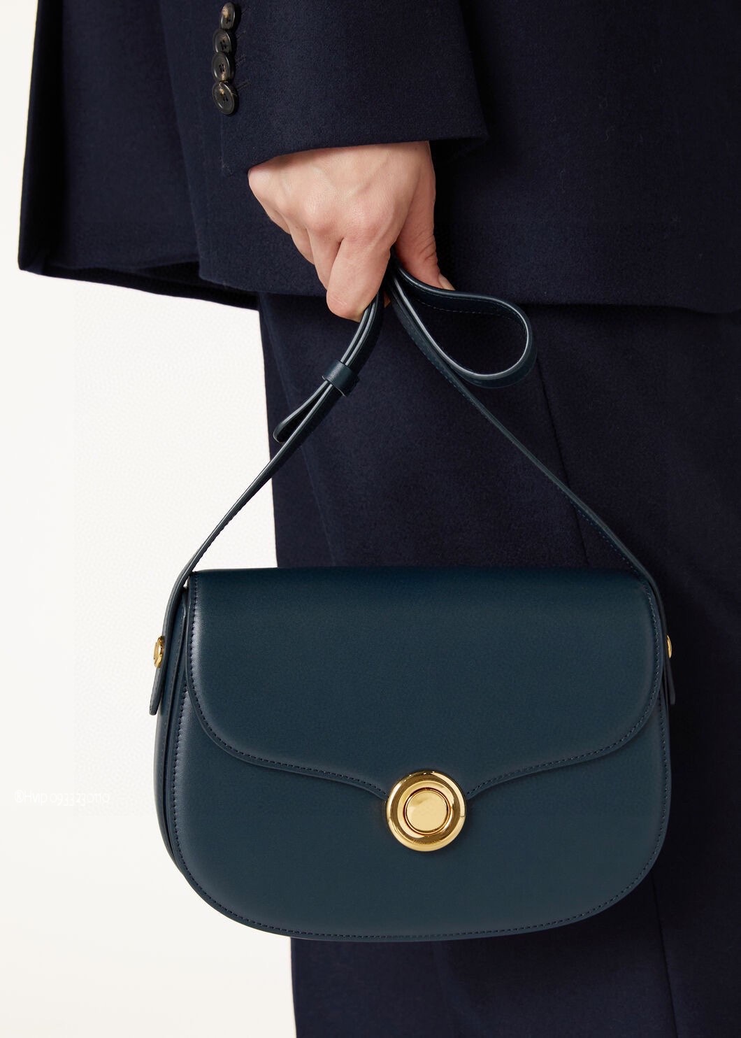Delvaux small Ghiera bag Smooth Calfskin FAO1146 blue Navy