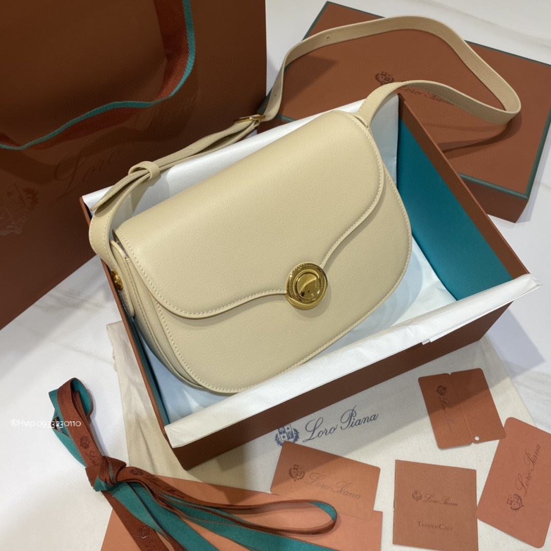 Delvaux small Ghiera bag Smooth Calfskin FAO1146 Lotus Root (A0DL)