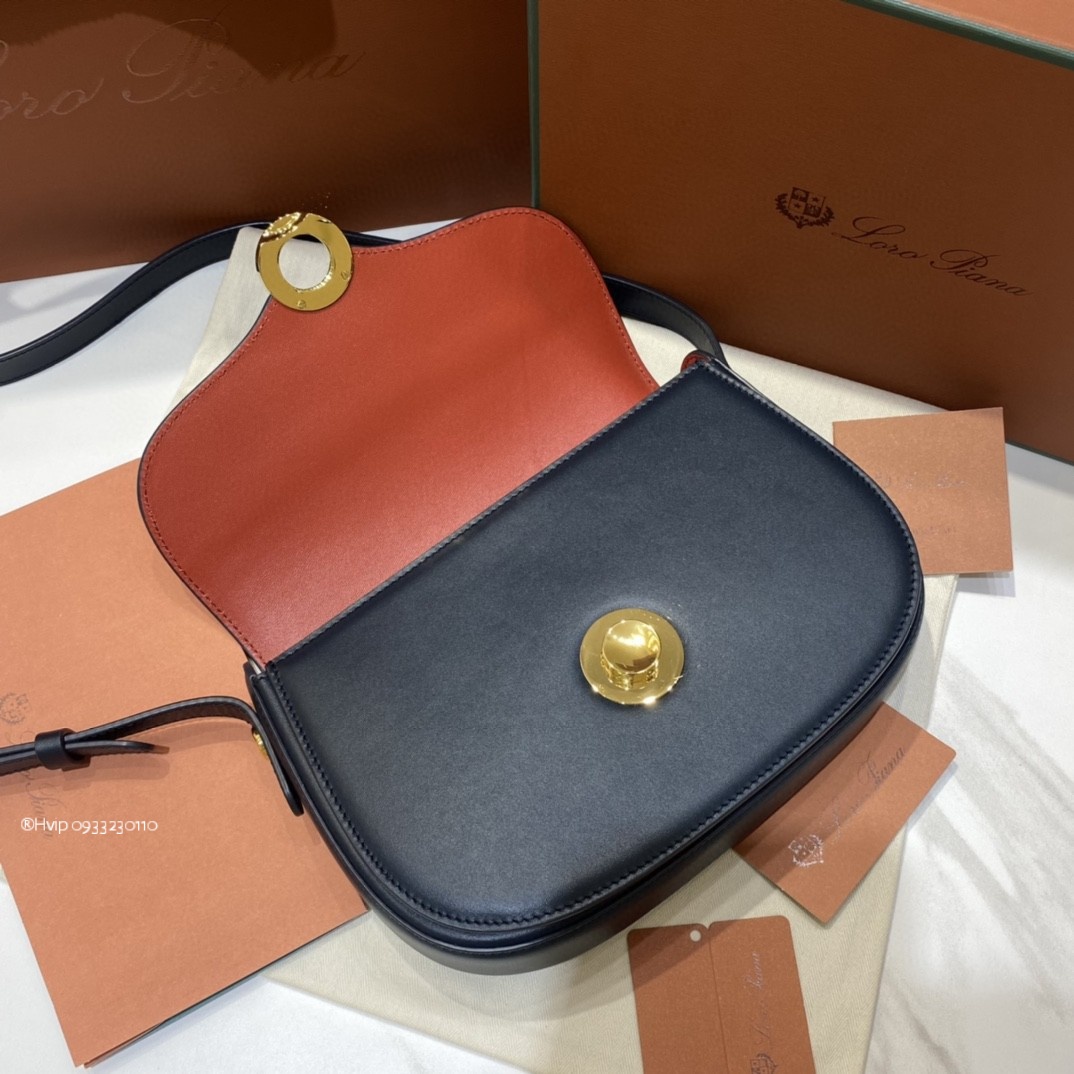 Delvaux small Ghiera bag Smooth Calfskin FAO1146 blue Navy