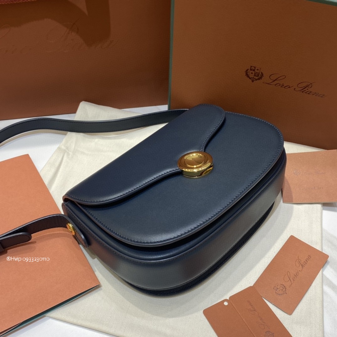 Delvaux small Ghiera bag Smooth Calfskin FAO1146 blue Navy