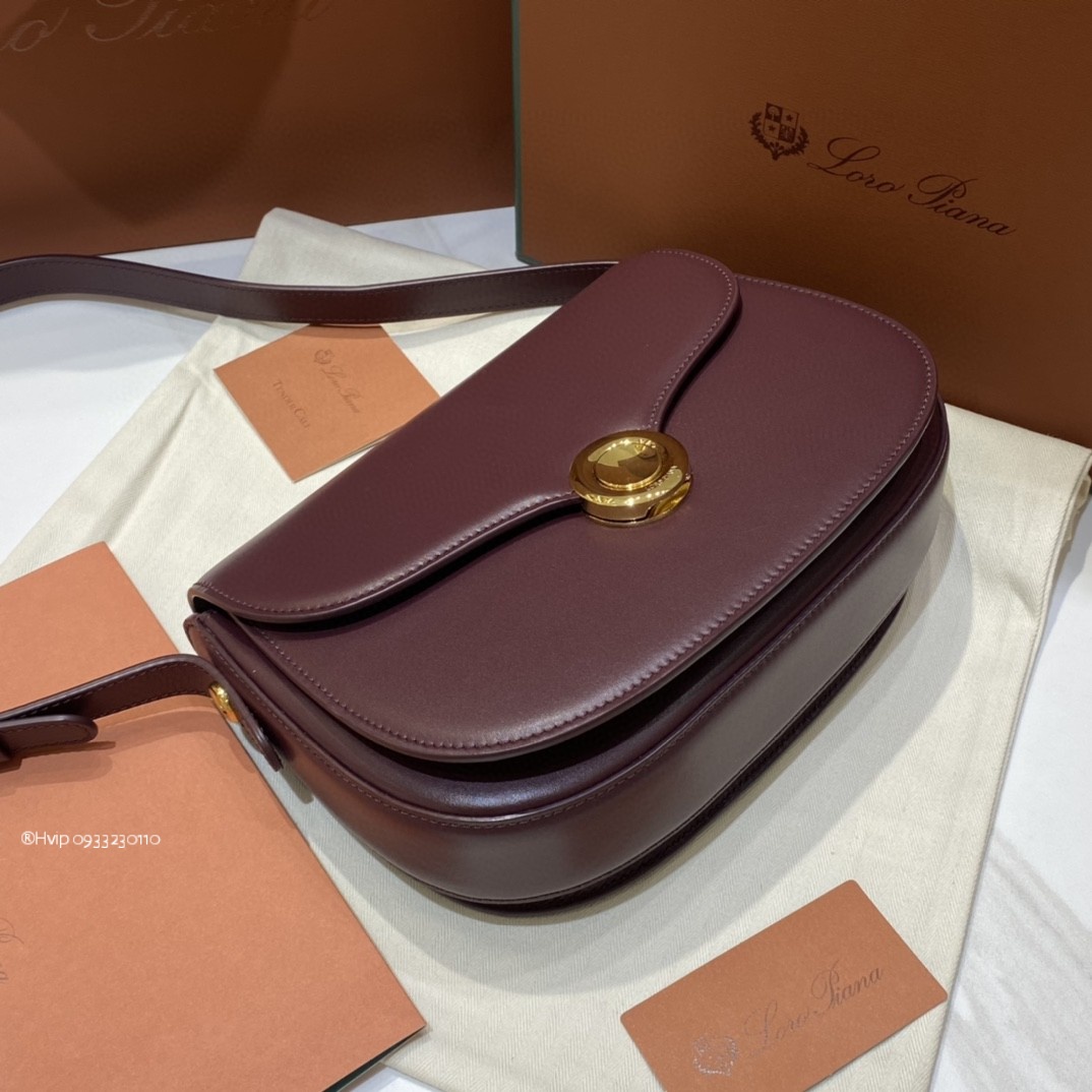 Delvaux small Ghiera bag Smooth Calfskin FAO1146 Dark Choco Licorice/matcha Powder (B3QU