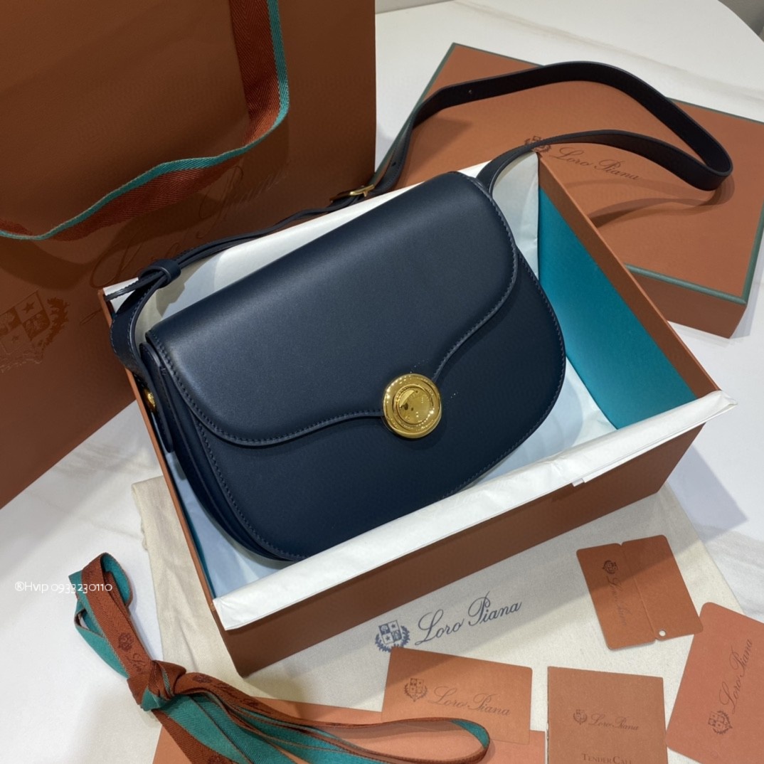 Delvaux small Ghiera bag Smooth Calfskin FAO1146 blue Navy