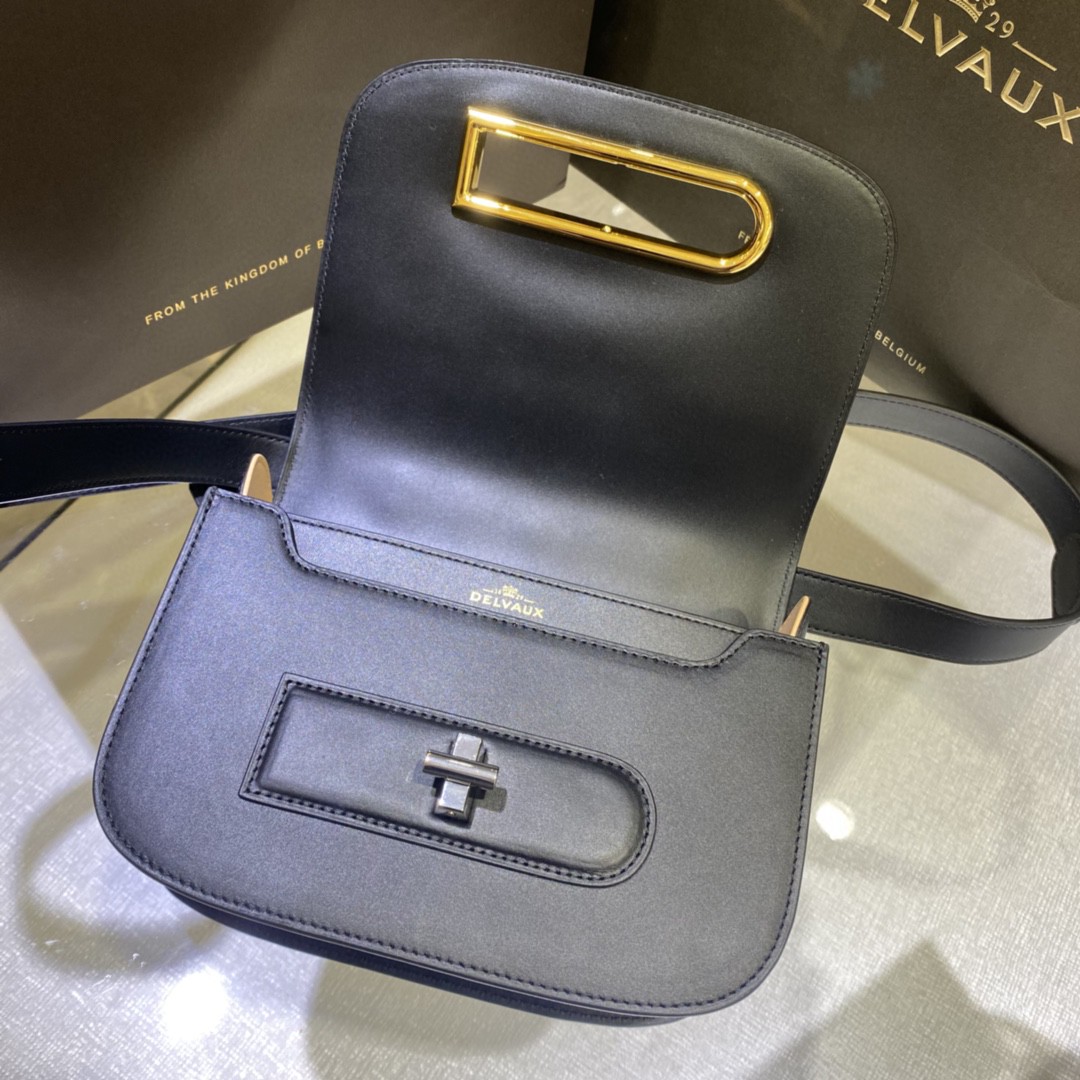 Delvaux Lingotin Olen Calf AA0574BJF099ZDG black
