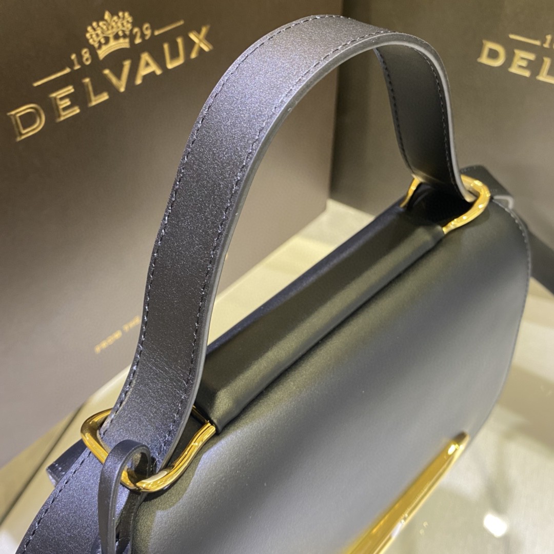 Delvaux Lingotin Olen Calf AA0574BJF099ZDG black