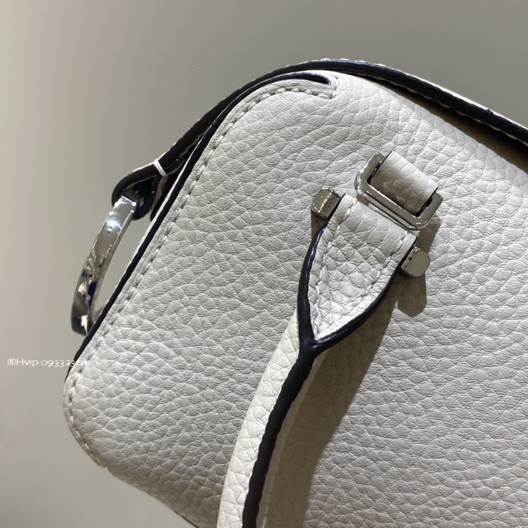 Delvaux Cool Box Nano in Taurillon Soft AA0669AQY Sesame