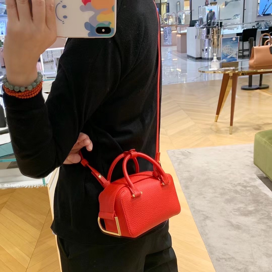 Delvaux Cool Box Nano in Taurillon Soft AA0669AQY Velvet