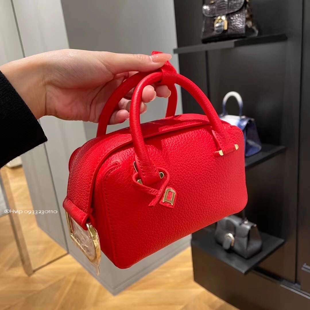 Delvaux Cool Box Nano in Taurillon Soft AA0669AQY Velvet