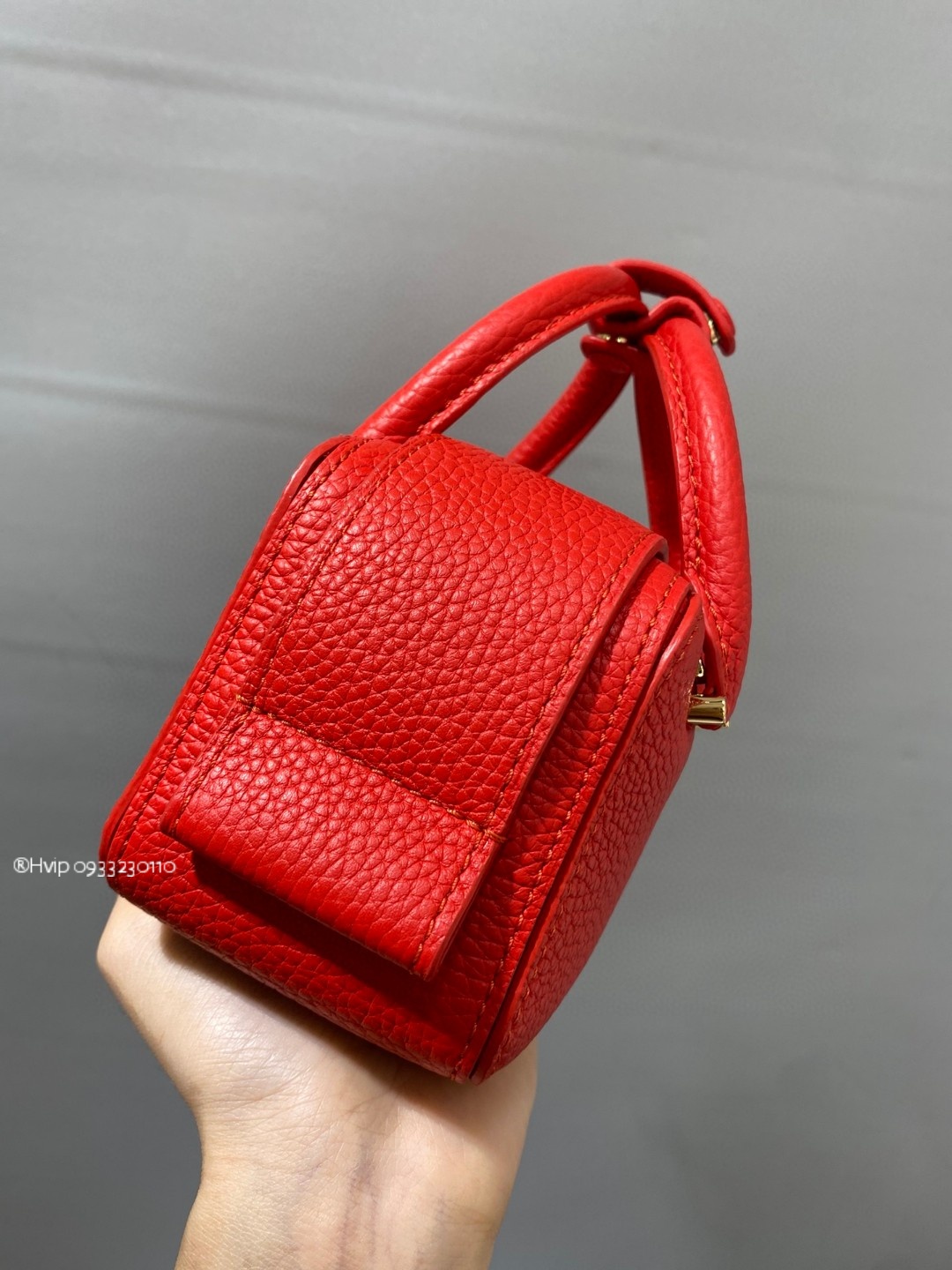 Delvaux Cool Box Nano in Taurillon Soft AA0669AQY Velvet