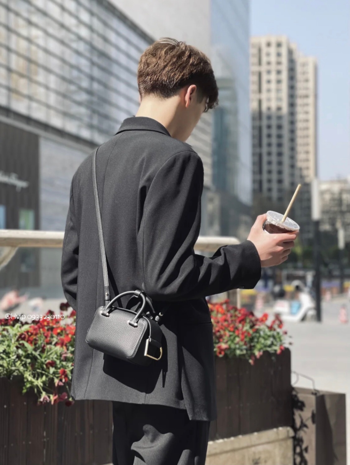 Delvaux Cool Box Nano in Taurillon Soft AA0669AQY099ZDO black