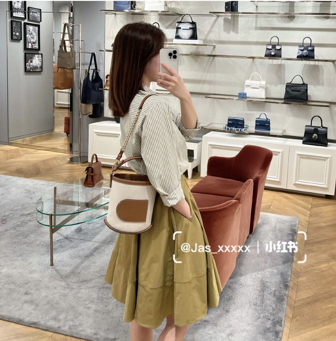 Delvaux Pin Daily in Canvas (Natural - Tan)