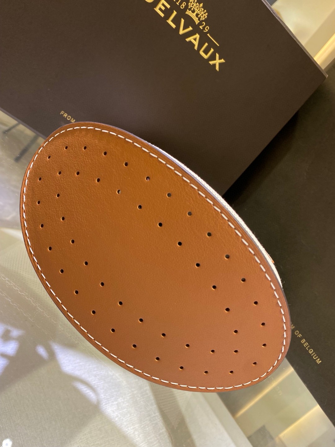 Delvaux Pin Daily in Canvas (Natural - Tan)