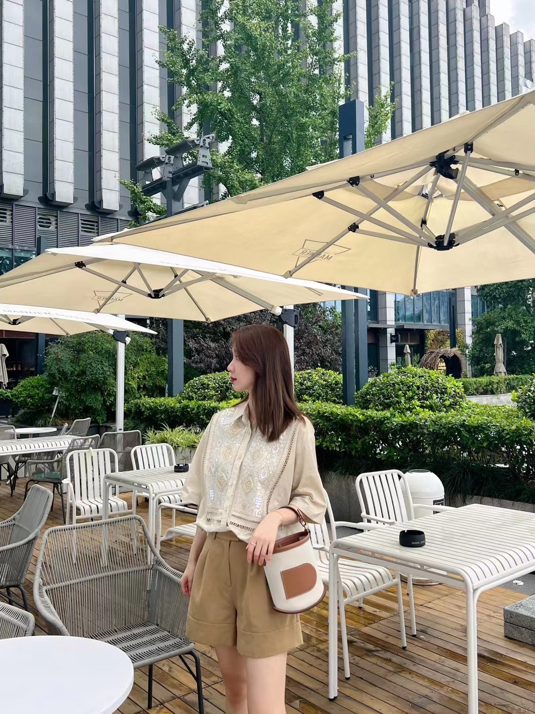 Delvaux Pin Daily in Canvas (Natural - Tan)