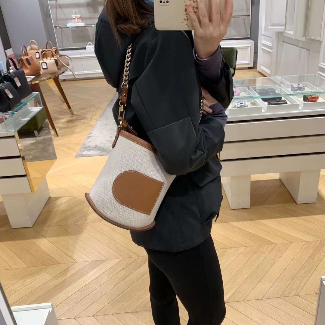 Delvaux Pin Daily in Canvas (Natural - Tan)