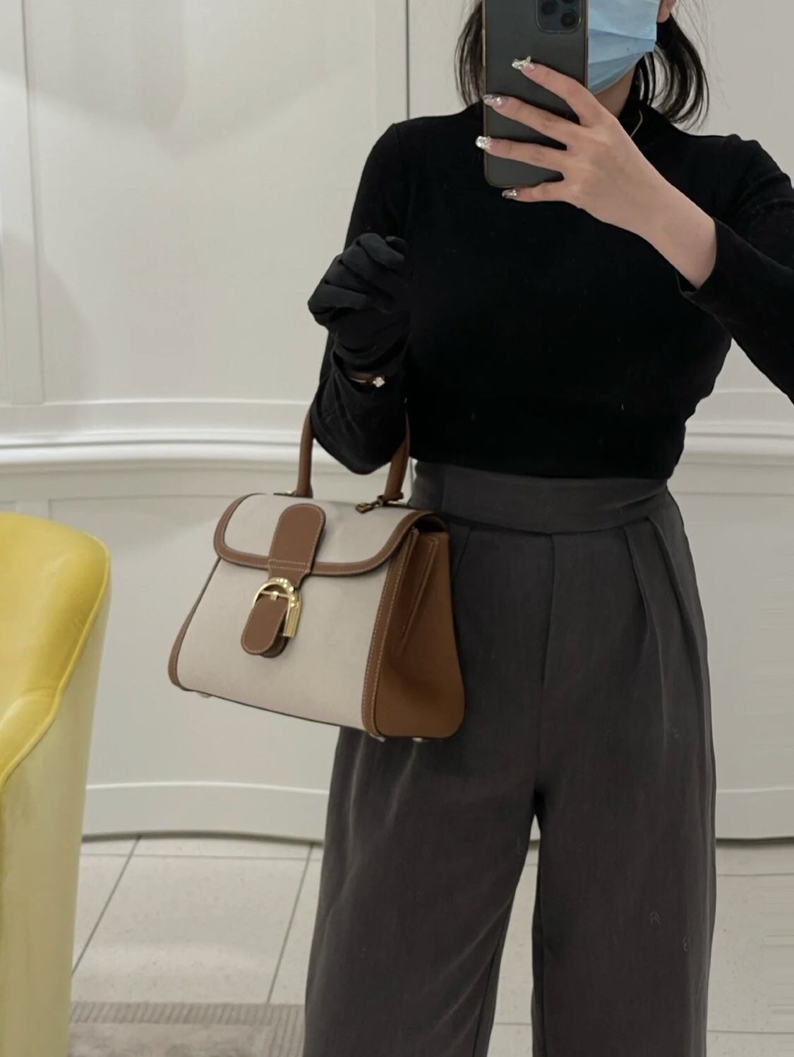 Delvaux Brillant Toile Sangle PM 2022