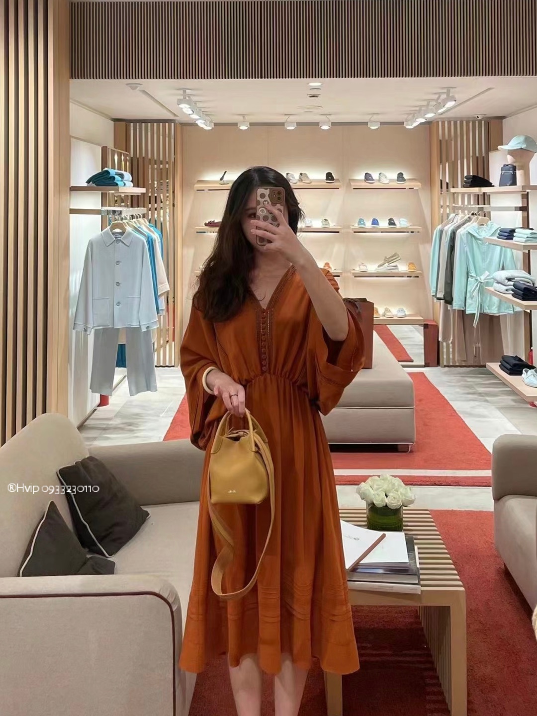 Loro Piana Micro Bale bag Grained Calfskin FAM7943