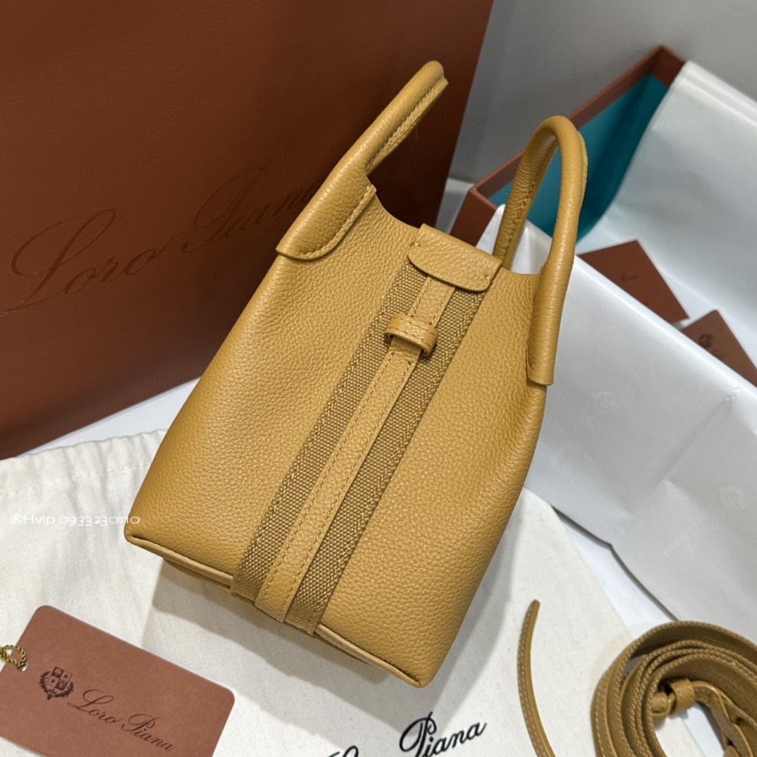 Loro Piana Micro Bale bag Grained Calfskin FAM7943