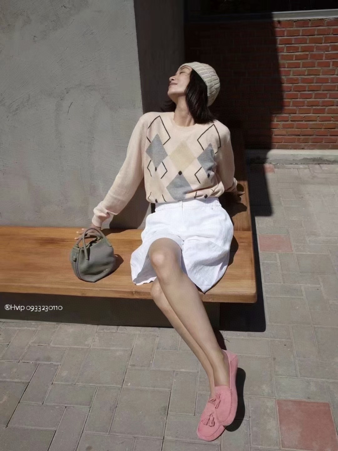 Loro Piana Micro Bale bag Grained Calfskin FAN4647 Light Wasabi (50YB)