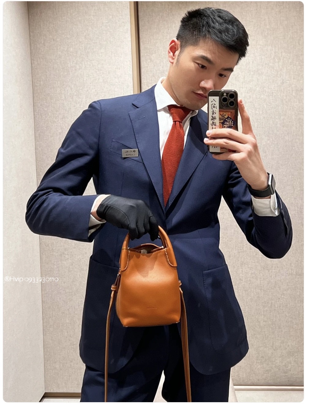 Loro Piana Micro Bale bag Smooth Calfskin FAN0807 Warm Tan (L08P)