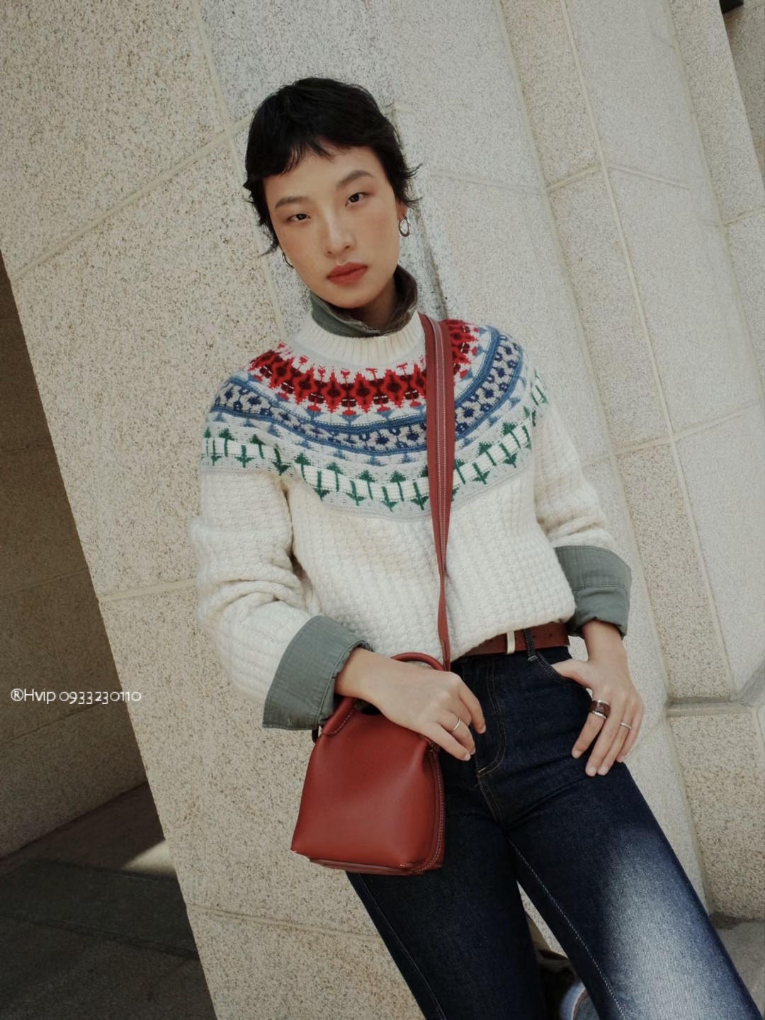 Loro Piana Micro Bale bag Smooth Calfskin FAN0807 Loro Piana Kummel (P500