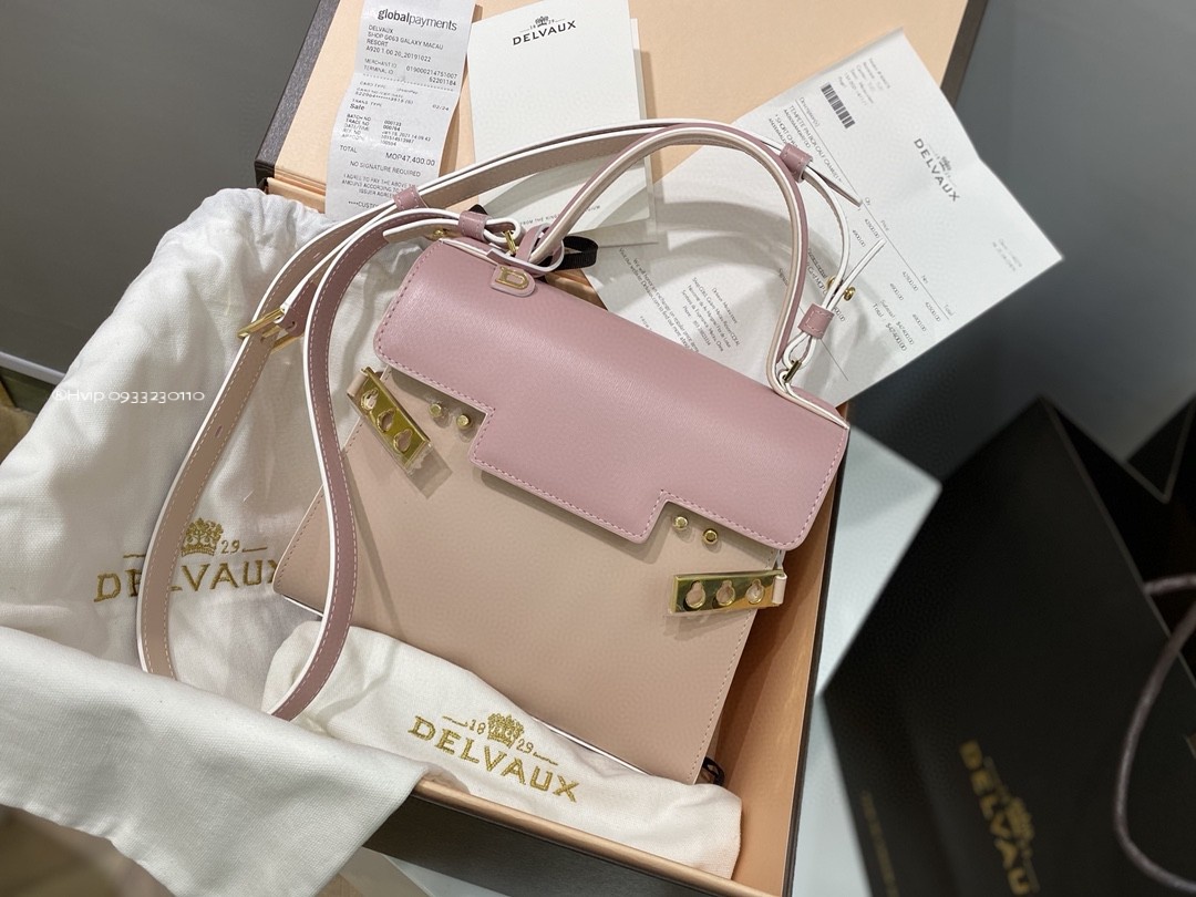 Delvaux Tempete PM in Supple Calf Bi-Colour