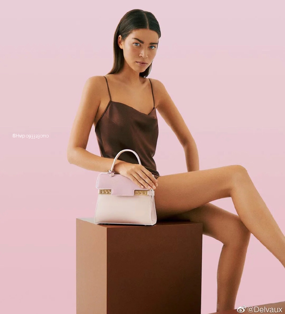 Delvaux Tempete PM in Supple Calf Bi-Colour