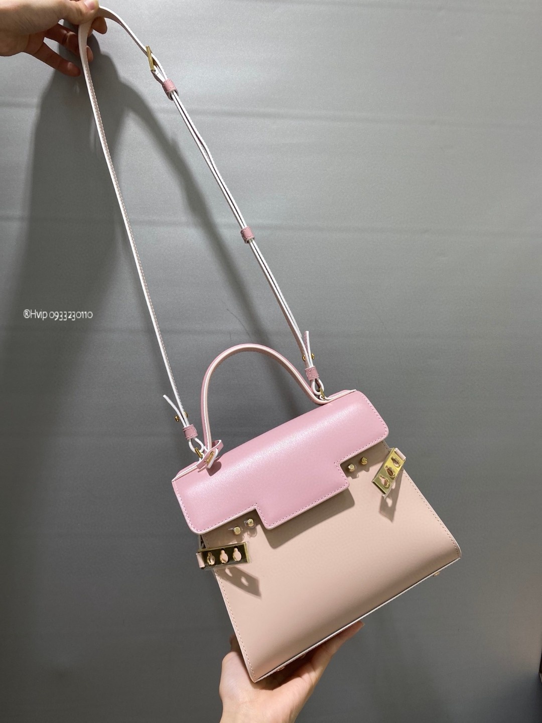 Delvaux Tempete PM in Supple Calf Bi-Colour