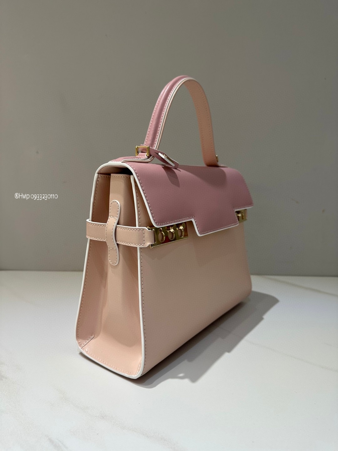 Delvaux Tempete MM in Supple Calf Bi-Colour