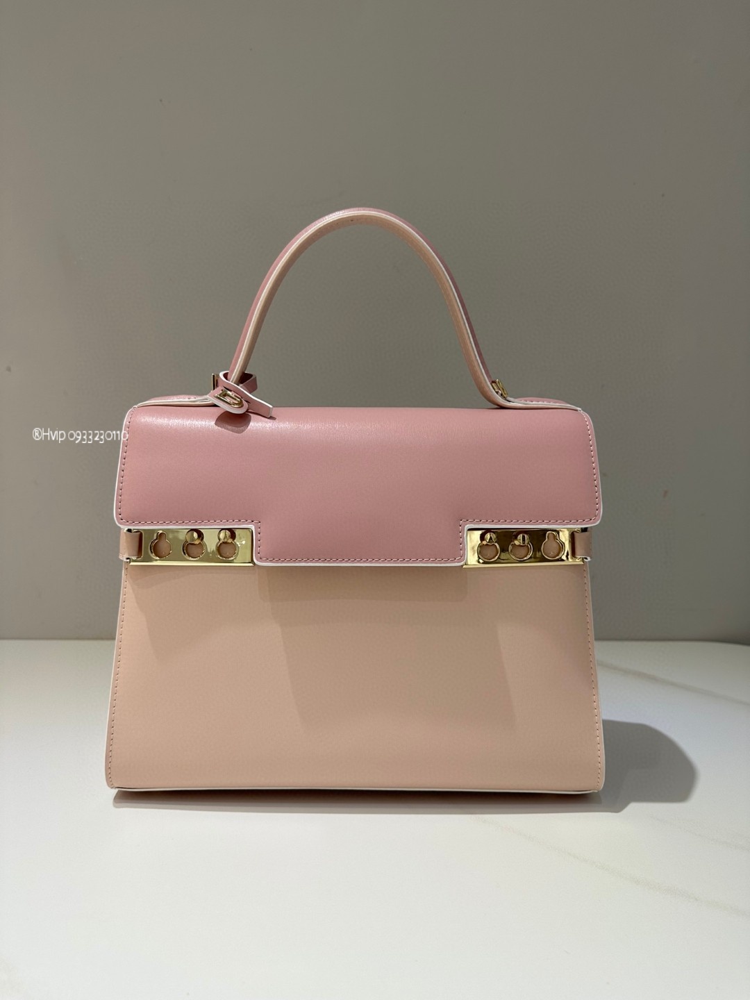 Delvaux Tempete MM in Supple Calf Bi-Colour