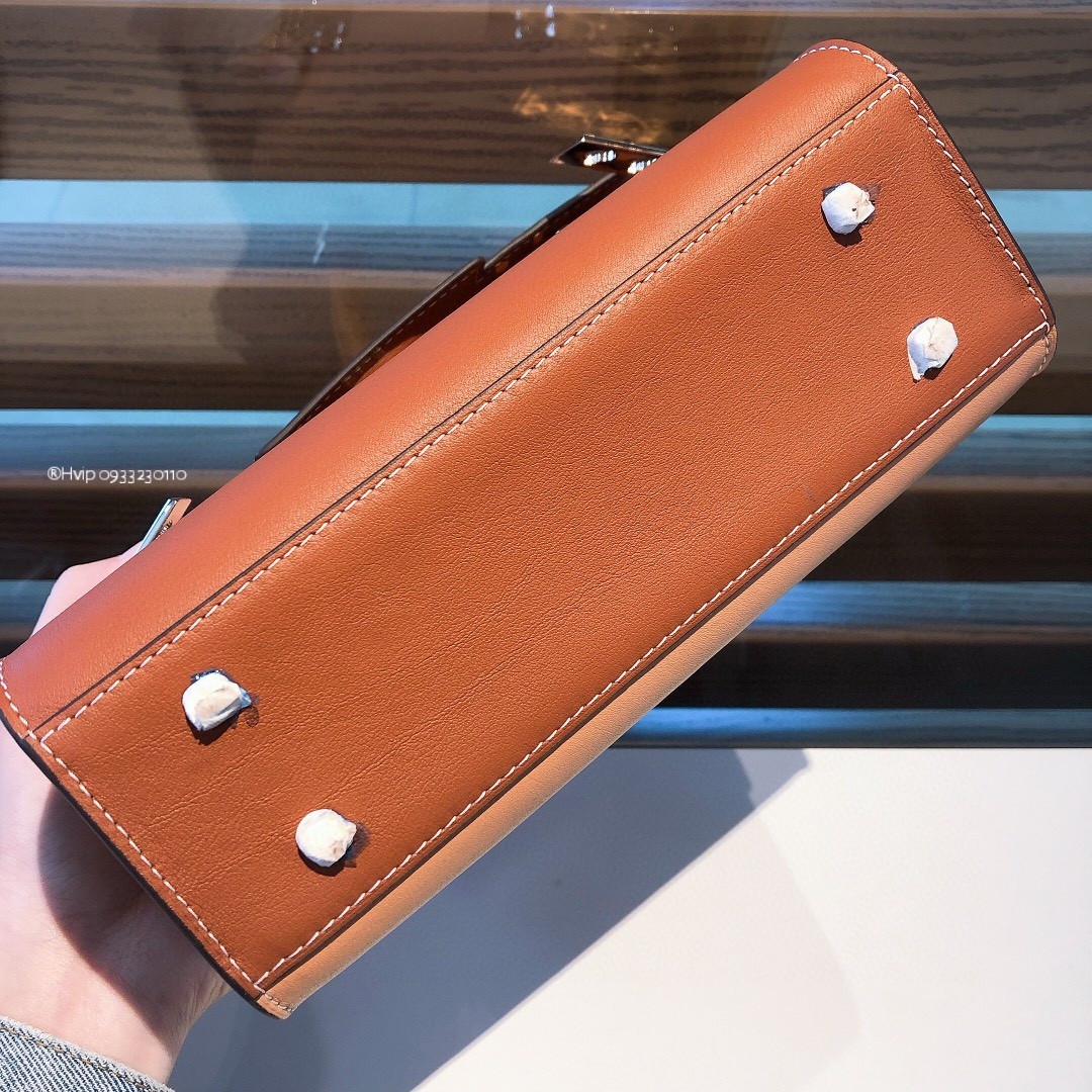 Delvaux Tempete small in Supple Calf Bi-Colour