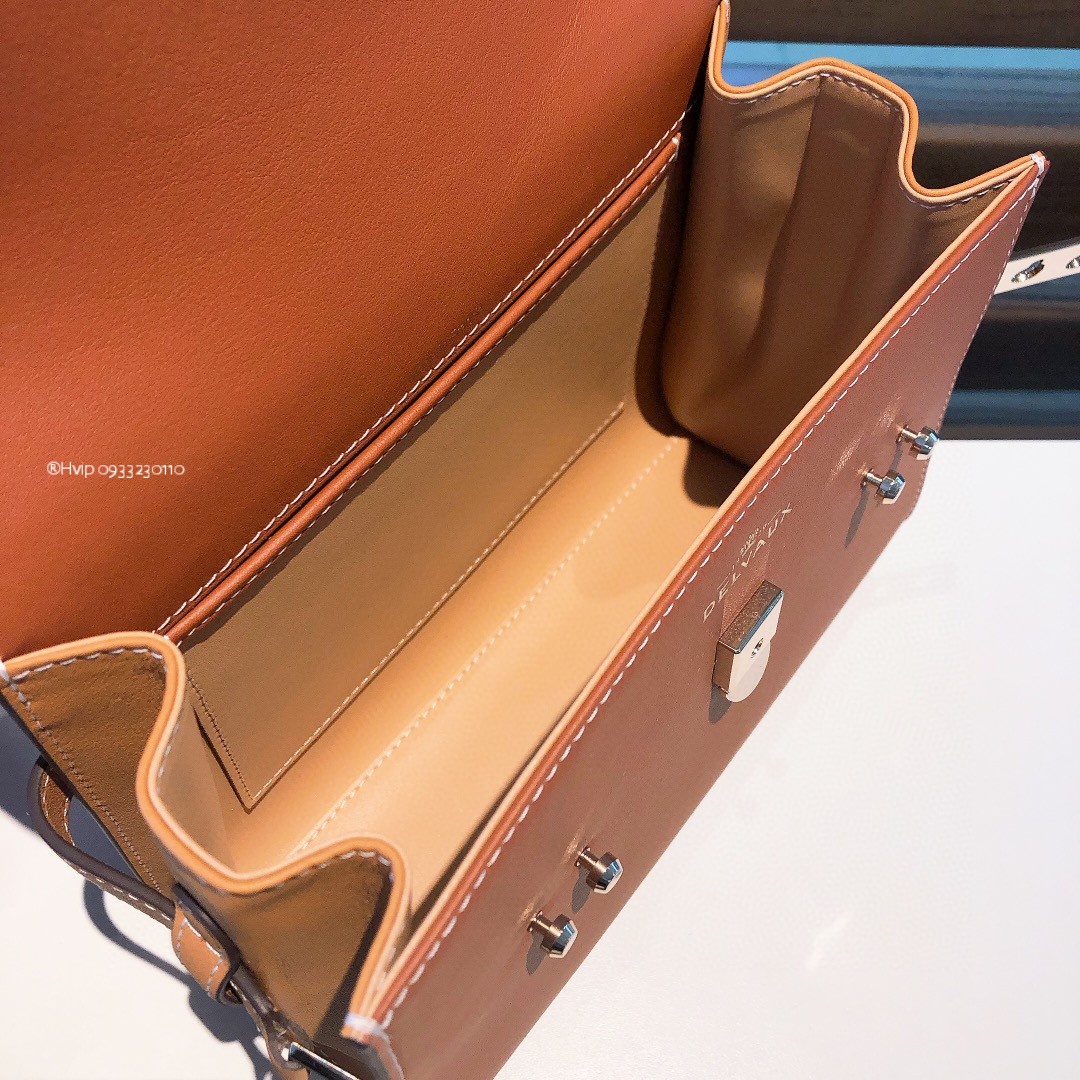 Delvaux Tempete small in Supple Calf Bi-Colour