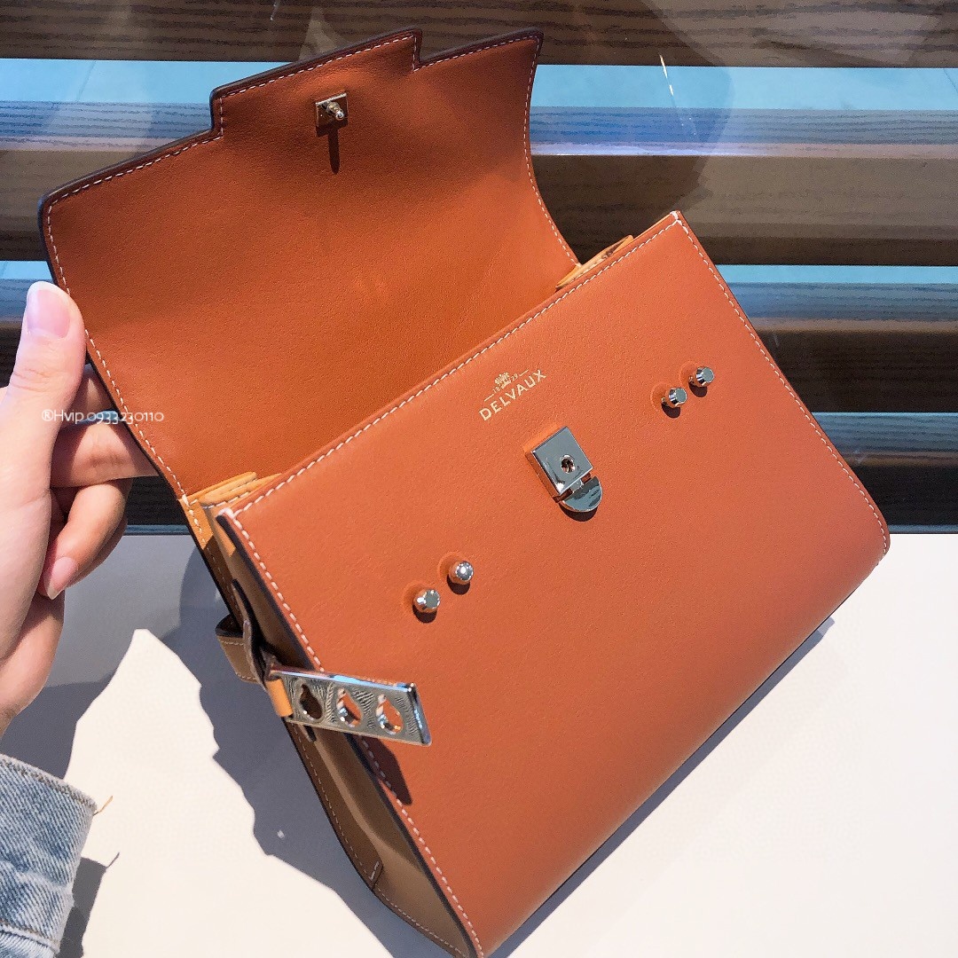 Delvaux Tempete small in Supple Calf Bi-Colour