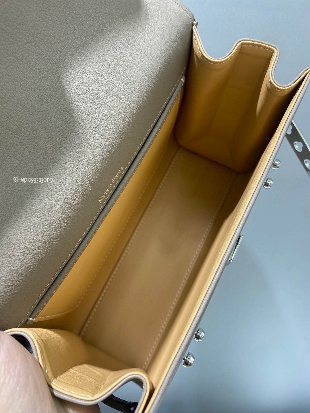 Delvaux Tempete small in Supple Calf Bi-Colour