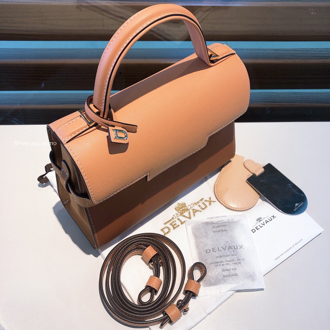 Delvaux Tempete small in Supple Calf Bi-Colour