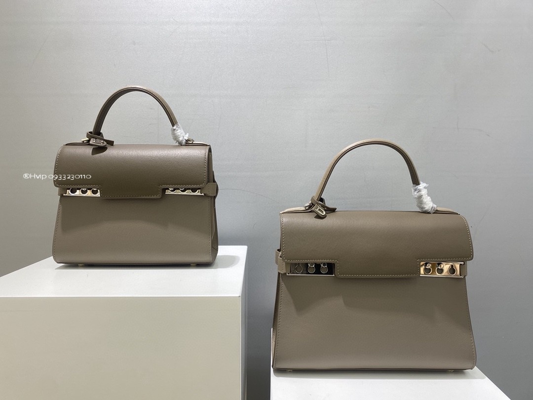 Delvaux Tempete MM in Supple Calf Bi-Colour