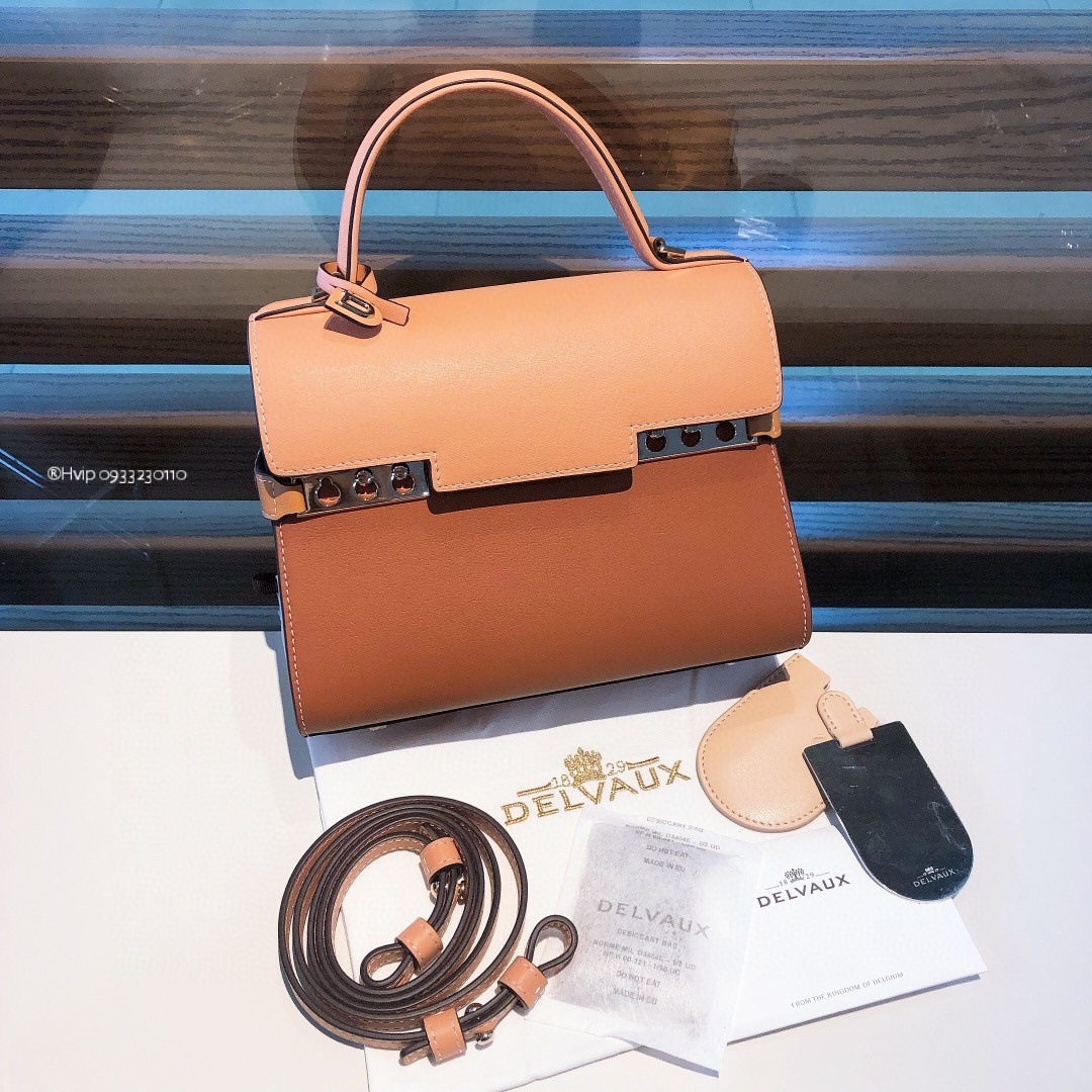 Delvaux Tempete small in Supple Calf Bi-Colour
