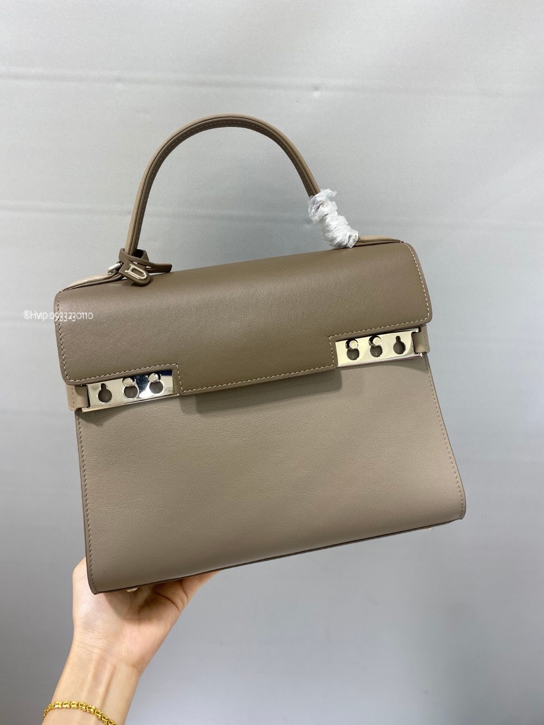 Delvaux Tempete MM in Supple Calf Bi-Colour