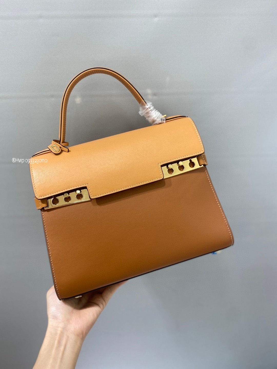 Delvaux Tempete MM in Supple Calf Bi-Colour
