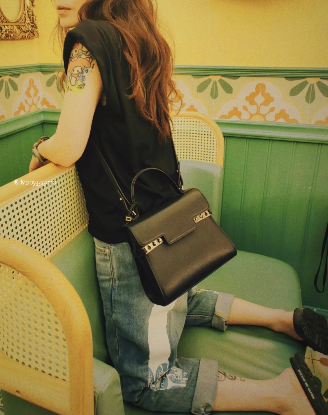 Delvaux Tempête PM in Silky Calf AA0612BQS099ZDO black GHW