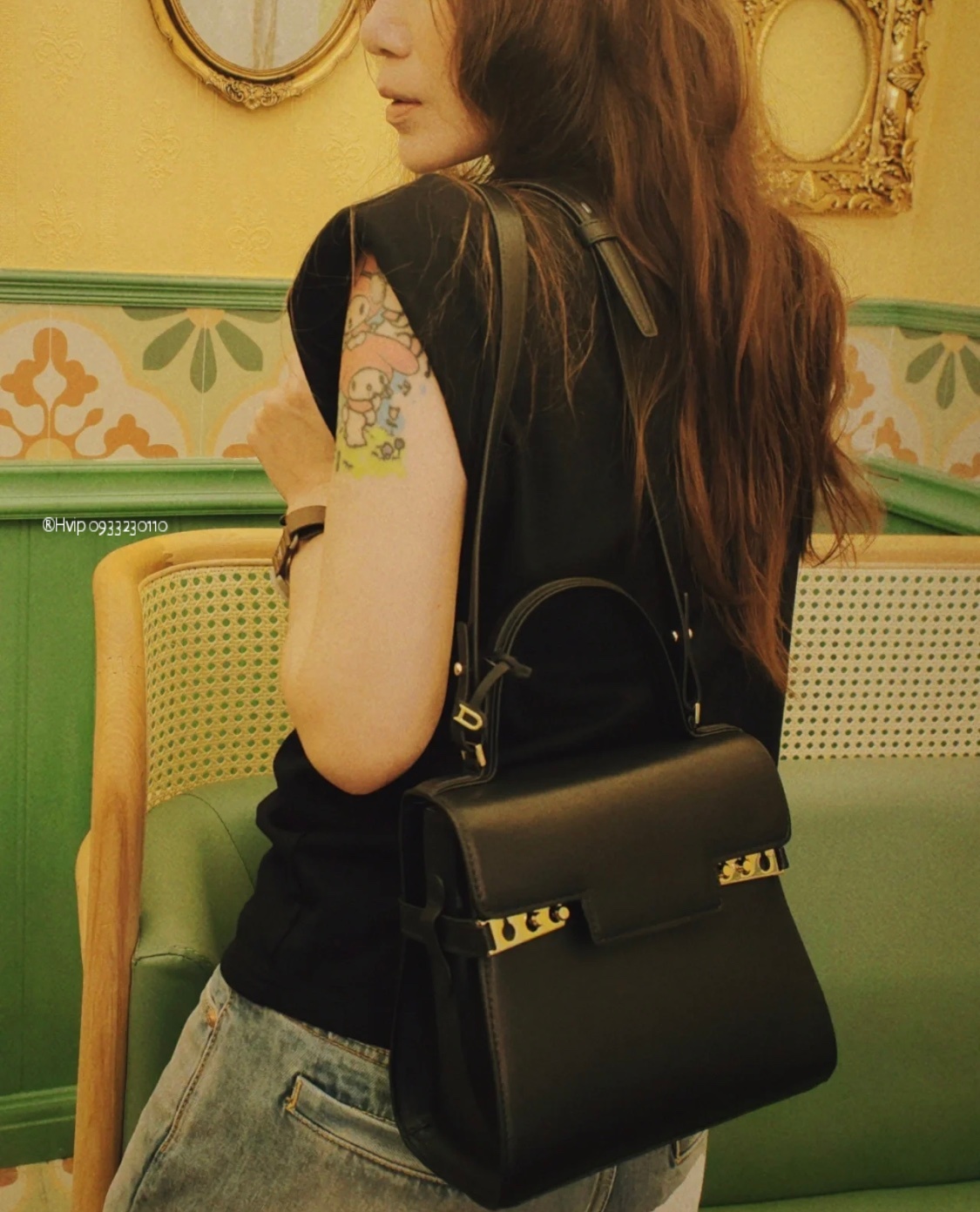 Delvaux Tempête PM in Silky Calf AA0612BQS099ZDO black GHW