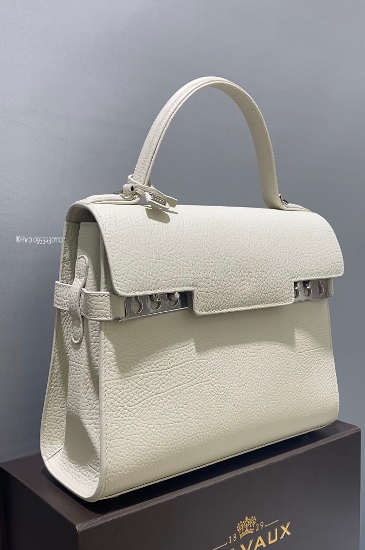 Delvaux Tempête MM in Crispy Calf AA0611AMF white