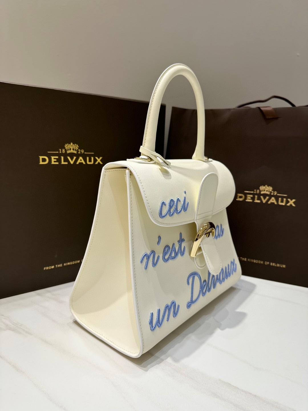 Delvaux L'Humour MM in Box Calf AA0661AAM