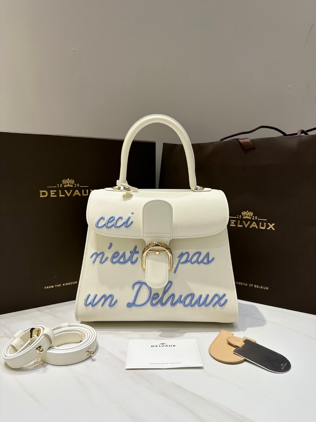 Delvaux L'Humour MM in Box Calf AA0661AAM