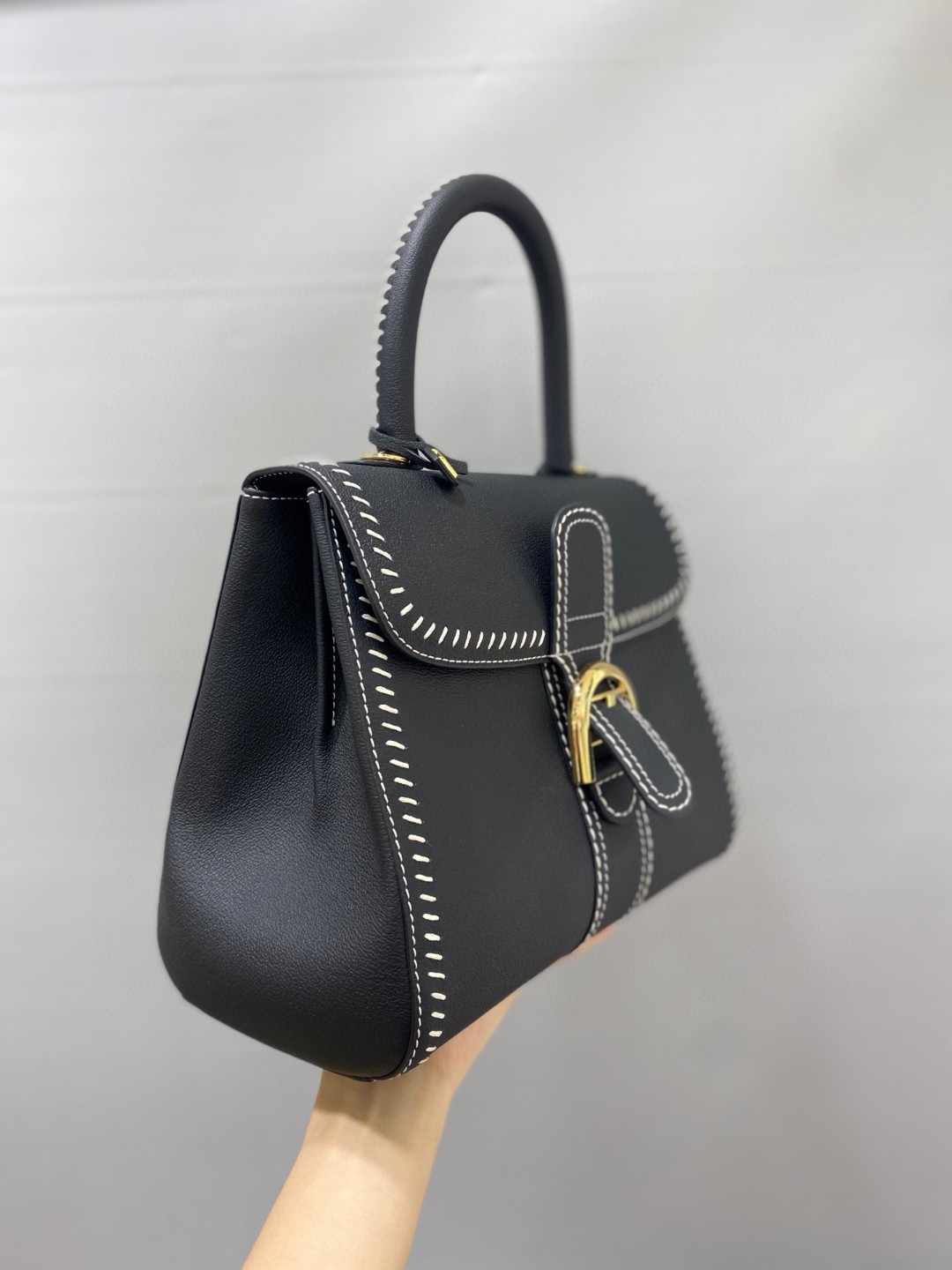 Delvaux Brillant MM Flywheel 2021 black