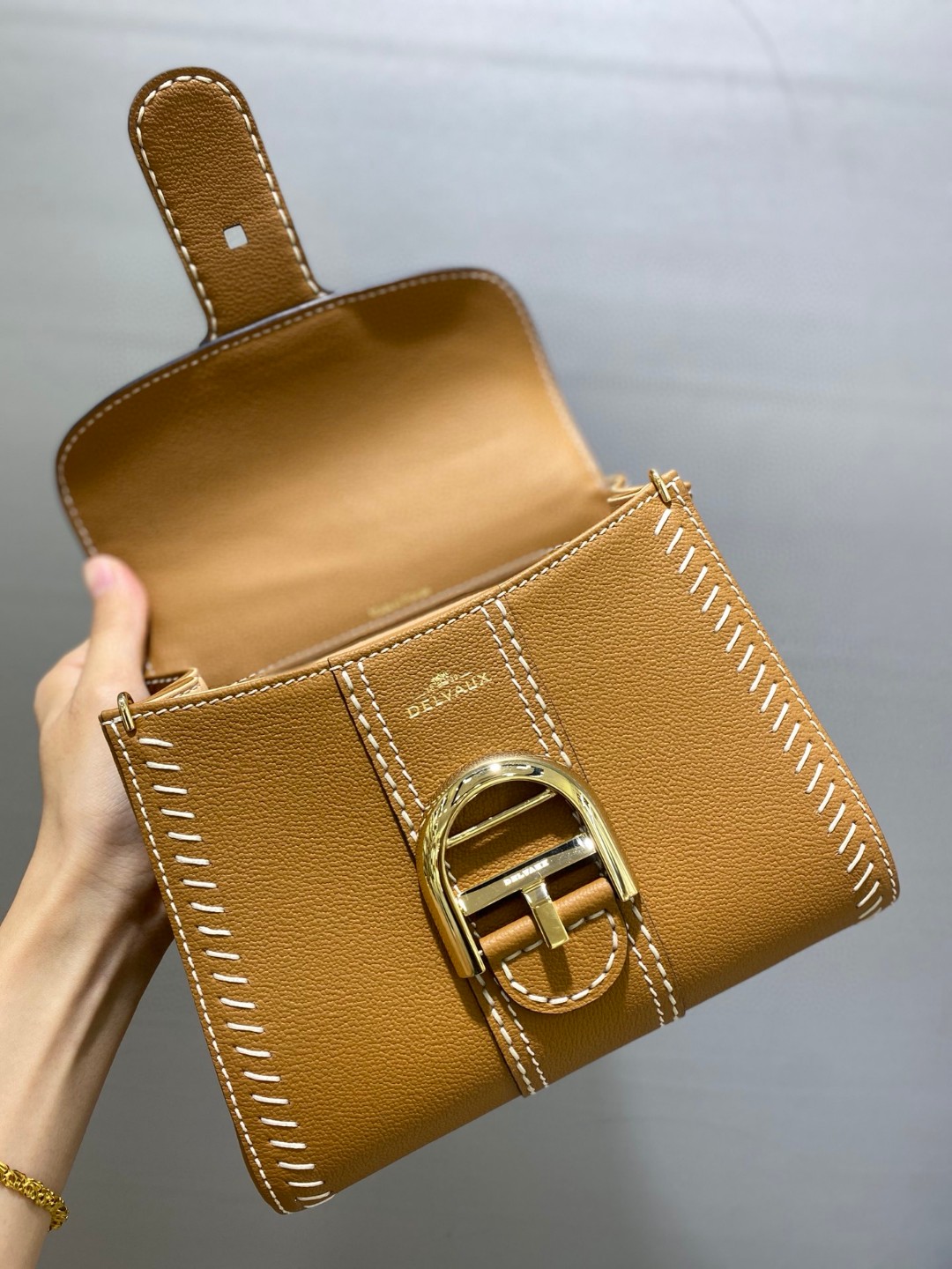 Delvaux Brillant Pm Flywheel 2021 gold