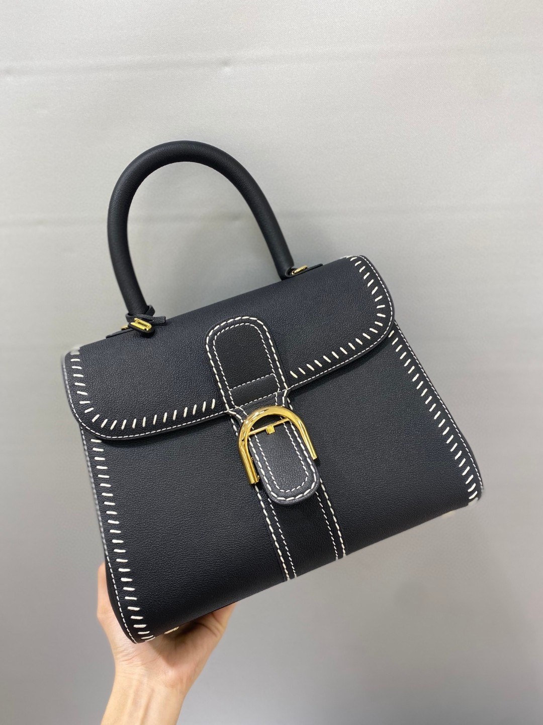 Delvaux Brillant MM Flywheel 2021 black
