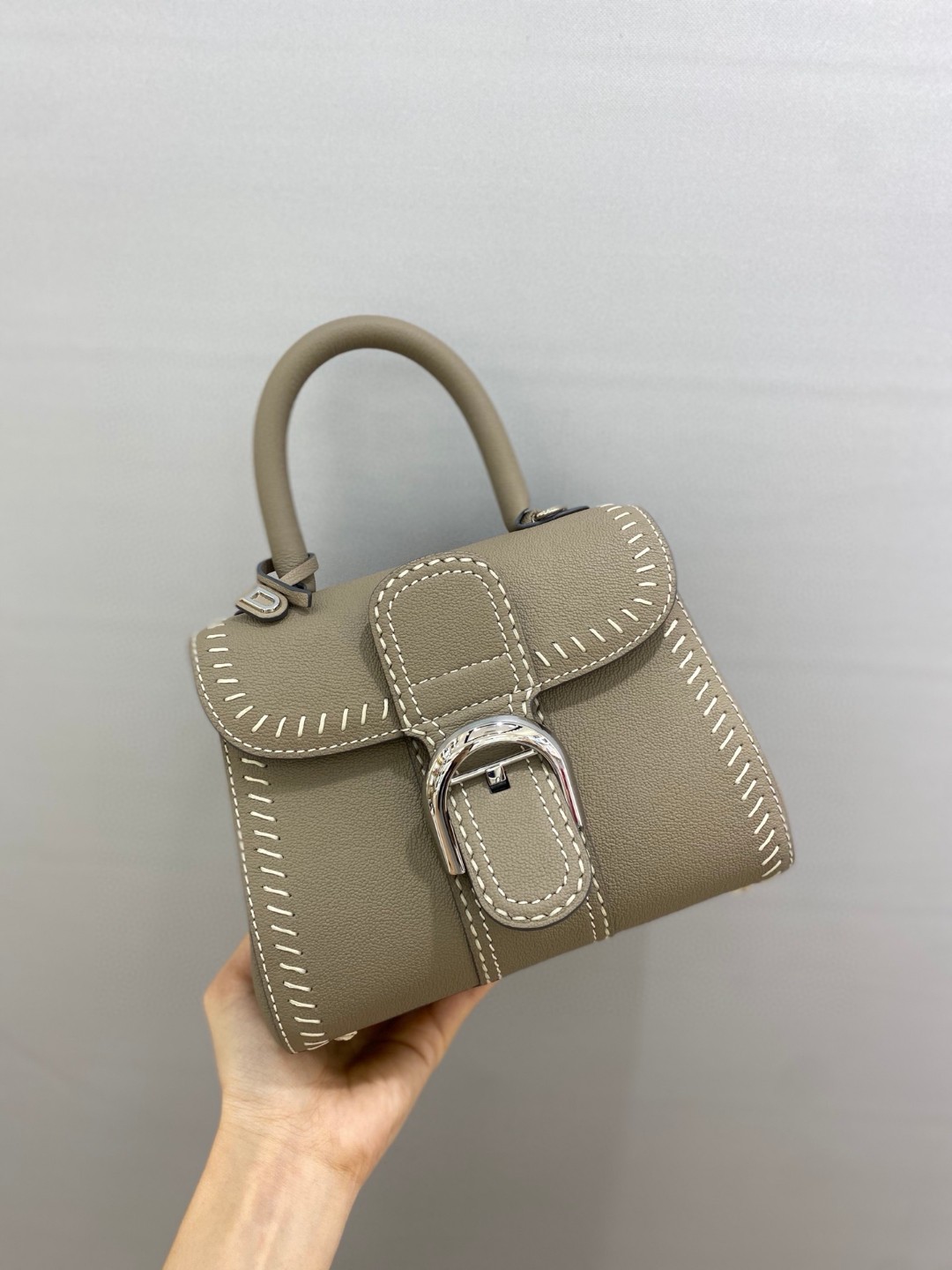 Delvaux Brillant Pm Flywheel 2021 gray