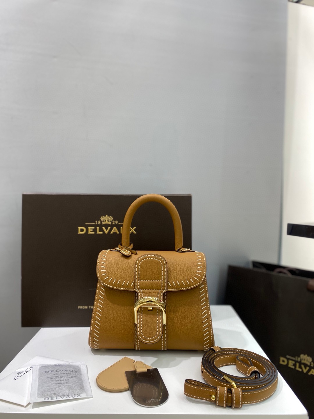 Delvaux Brillant Pm Flywheel 2021 gold