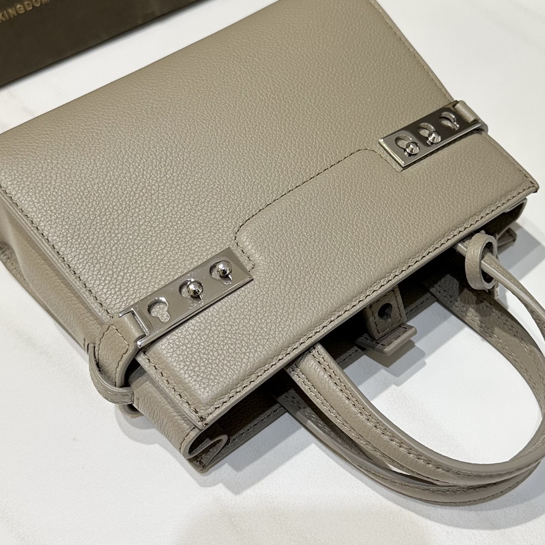 Delvaux Tempête Crush Small in Silky Calf AA0646BQS Sirocco