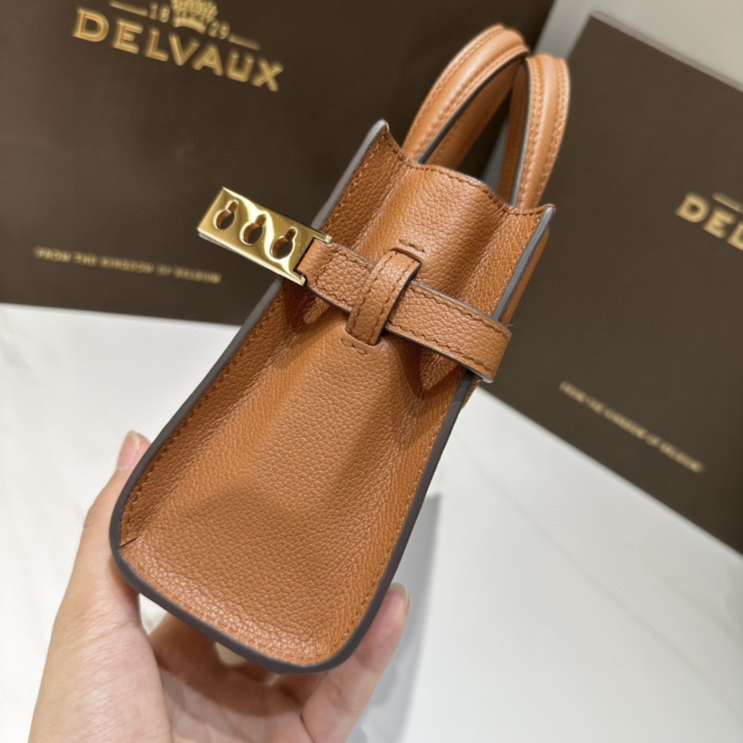 Delvaux Tempête Crush Small in Silky Calf AA0646BQS gold